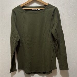 Long Sleeve Green belle by Kim Gravel Top